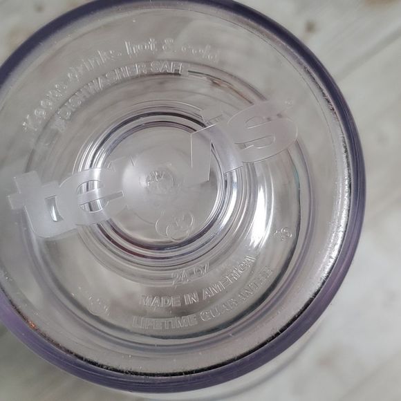 Tervis Orange & Yellow Polka Dot Initial 24 oz Insulated Cup Letter A - Picture 3 of 5